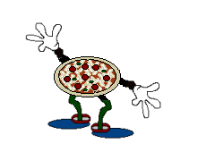 He sure is a fancy pizza He sure is a fancy pizza